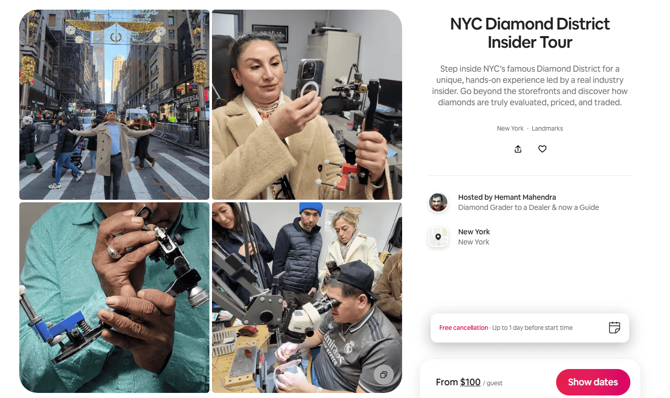 its now easy to find us on AIRBNB Experiences